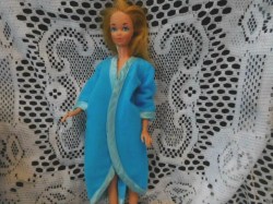 barbie satin slumber robe